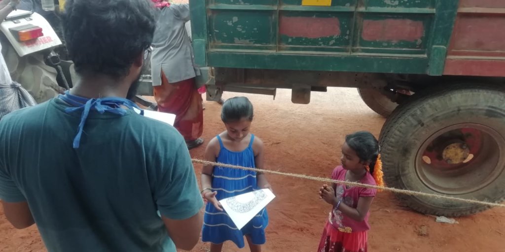 distributing worksheets