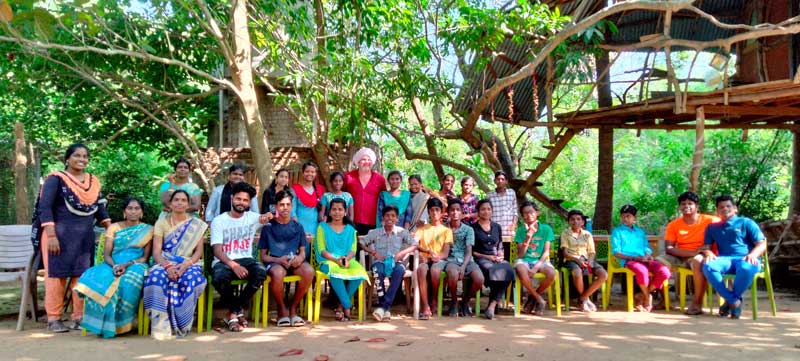 group photo at solitude farm